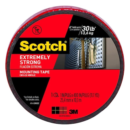 3M Scotch 400 in. L X 1 in. W Double-Sided Mounting Tape 414-LONGDC